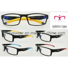 Neue Art- und Weiseplastik Eyewear Eyewearframe optischer Rahmen (WRP411384)